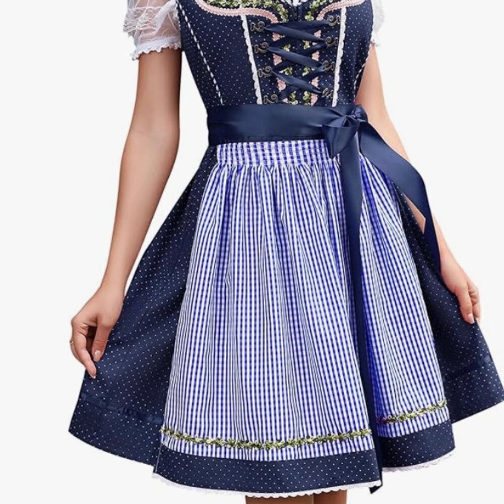 Oktoberfest Dress Dirndl German Beer Costume XL